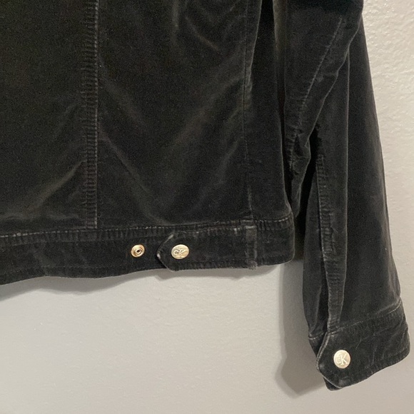 Calvin Klein Jeans Velour Jacket - Picture 7 of 9